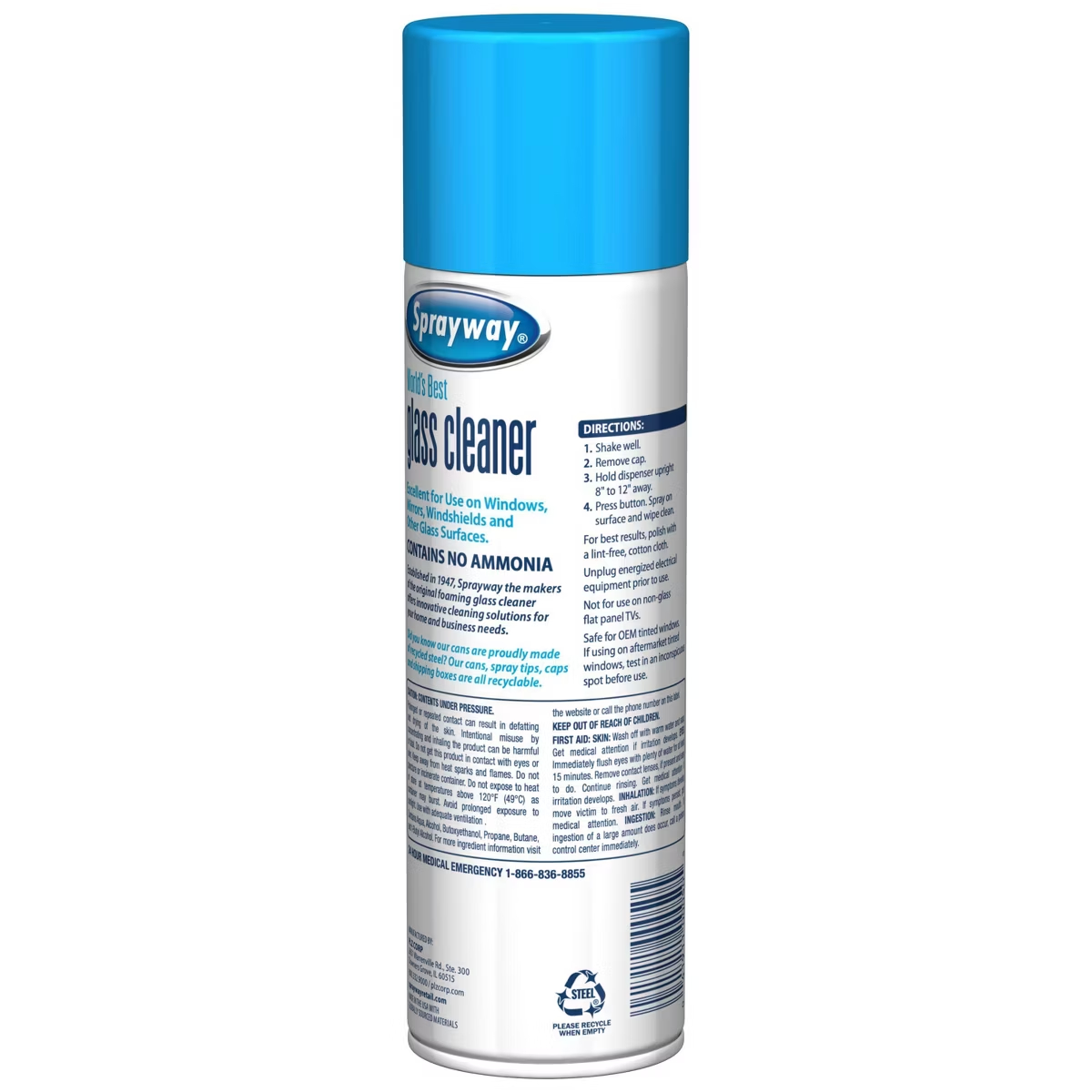Glass Cleaner Ammonia Free Aer - đánh giá và giá Glass Cleaner Streak